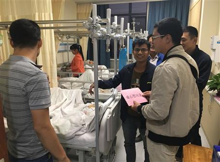 雪中送炭三九暖，愛心慰問家人情 記探望同事吳宇家人