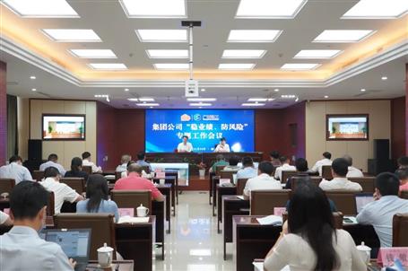 集團(tuán)公司“穩(wěn)業(yè)績(jī)、防風(fēng)險(xiǎn)”專題工作會(huì)議召開(kāi)