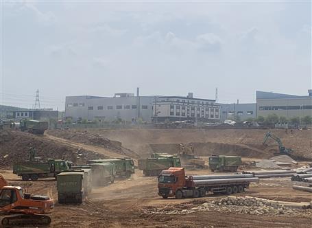 【奮力沖刺·勇創(chuàng)佳績】冶建第四分公司項(xiàng)目：全面鋪開施工 加快項(xiàng)目建設(shè)