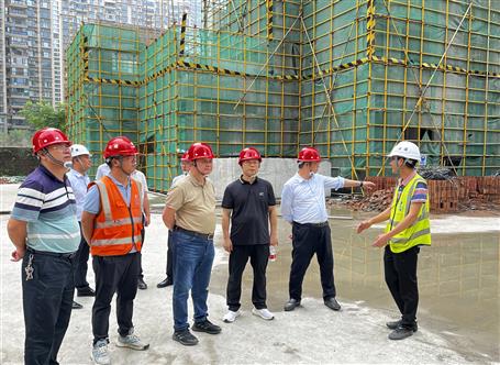 毛曉冬到冶建公司江西省片區(qū)項(xiàng)目聯(lián)合黨支部調(diào)研指導(dǎo)