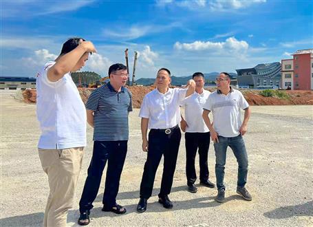 阮仁勝到分公司項目調(diào)研指導(dǎo)