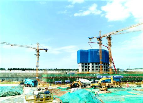 【奮戰(zhàn)三季度 打贏攻堅戰(zhàn)】冶建基礎(chǔ)分公司崇文佳苑項(xiàng)目奮力推進(jìn)項(xiàng)目建設(shè)